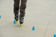 Slalom practice