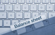 Balance sheet tastatur folder