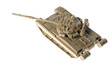 scale model of soviet T-80 tank