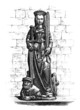 Illustration: Noble Dame - Sculpture 16th century Noble Dame - Sculpture 16th century