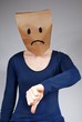 person symbolizing something bad