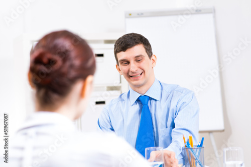 Photo: business meeting business meeting