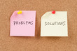 Photo: Problems and solutions words Problems and solutions words