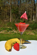 Healthy Juice Drink of Strawberry and Banana