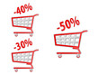 Discount shopping cart.