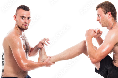 Photo: Martial arts training Martial arts training