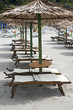 At beach resort