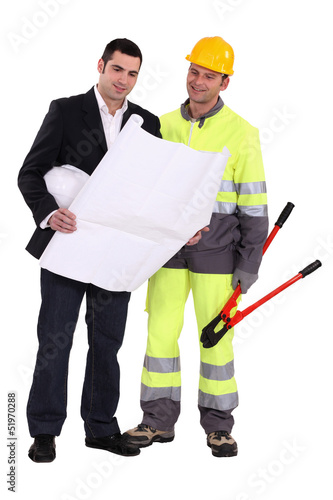 Photo: Architect and builder Architect and builder