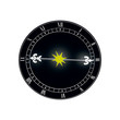 orologio con sfondo nero