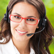 Support phone operator in headset