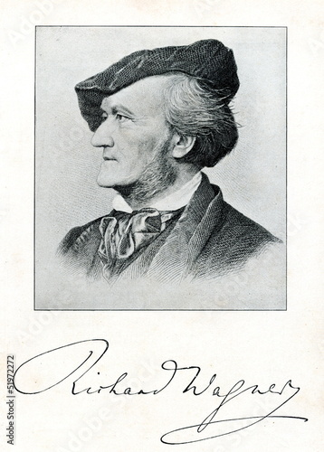 Photo: German composer Wilhelm Richard Wagner German composer Wilhelm Richard Wagner