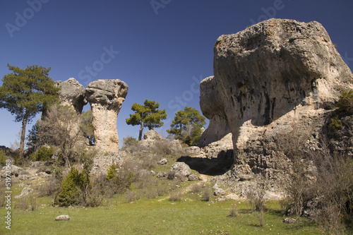 Photo: Limestone Rocks in cuenca, Spain Limestone Rocks in cuenca, Spain
