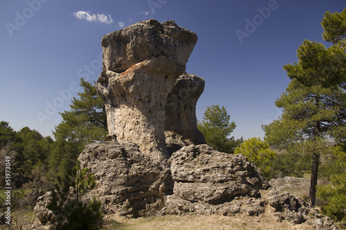 Photo: Limestone Rocks in cuenca, Spain Limestone Rocks in cuenca, Spain