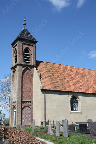 Photo: Small church from 1648 in Dorkwerd. The Netherlands Small church from 1648 in Dorkwerd. The Netherlands
