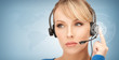futuristic female helpline operator