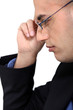 Photo: Bald businessman wearing glasses Bald businessman wearing glasses