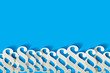 Paragraf Papier Hintergrund unten blau
