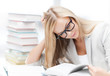Foto: student with books and notes student with books and notes