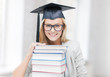 student in graduation cap