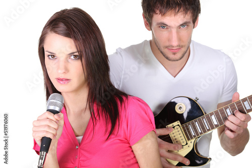 Photo: musical twosome musical twosome