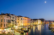 VENICE, ITALY - JUNE 30: View from Rialto bridge on June 30, 201