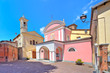 Photo: Two churches in town of barolo, Italy. Two churches in town of barolo, Italy.