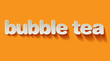 Vektor: Bubble Tea Schild Papier gelb Bubble Tea Schild Papier gelb