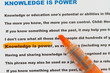 Photo: knowledge is power knowledge is power