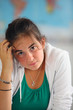 Foto: Schoolgirl concentrated Schoolgirl concentrated