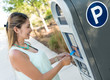 Woman Paying For Parking
