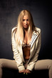 blond woman