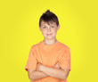 Photo: Smiling boy with arms crossed Smiling boy with arms crossed