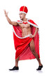 Naked king isolated on the white
