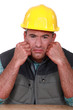 Sad builder
