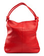 Leather women bag over white