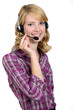 Foto: Smiling receptionist Smiling receptionist