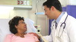 Video: Doctor Talking To Senior Female Patient In Hospital Bed Doctor Talking To Senior Female Patient In Hospital Bed