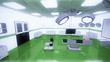 High Tech Operation Room Hospital Interior