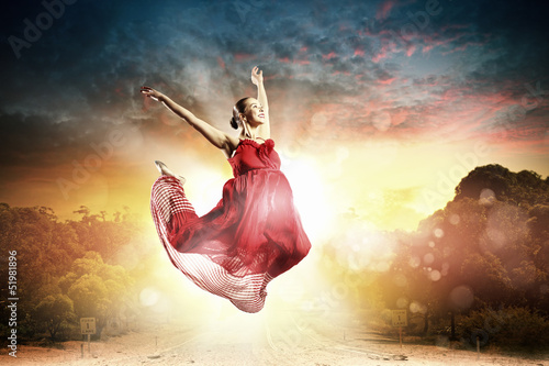 Photo: Female ballet dancer Female ballet dancer