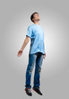 Photo: Young man dancing and jumping Young man dancing and jumping