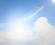Foto: Image of airplane in sky Image of airplane in sky