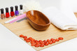 Foto: Woman is getting manicure Woman is getting manicure