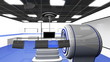 High Tech Operation Room Hospital Interior MRI CT machine