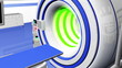 High Tech Operation Room Hospital Interior MRI CT machine
