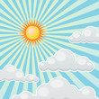 sun and cloud