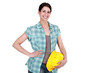 Manual female worker.