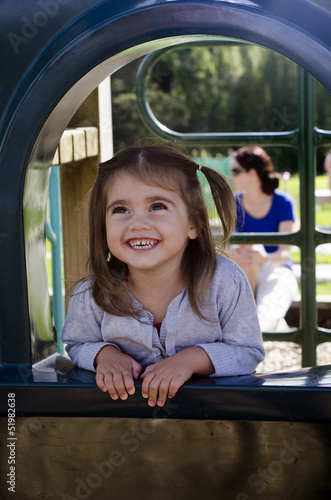 Photo: Happy smiley little girl Happy smiley little girl