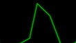 EKG ECG monitor extreme close up macro