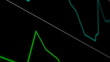 EKG ECG monitor extreme close up macro