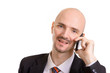 Mann beim telefonieren